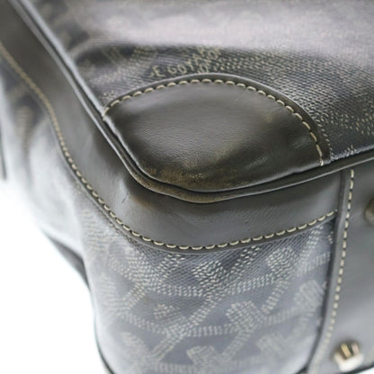 Goyard Ambassador MM Handbag Business Bag Gray Leather Silver — view 5