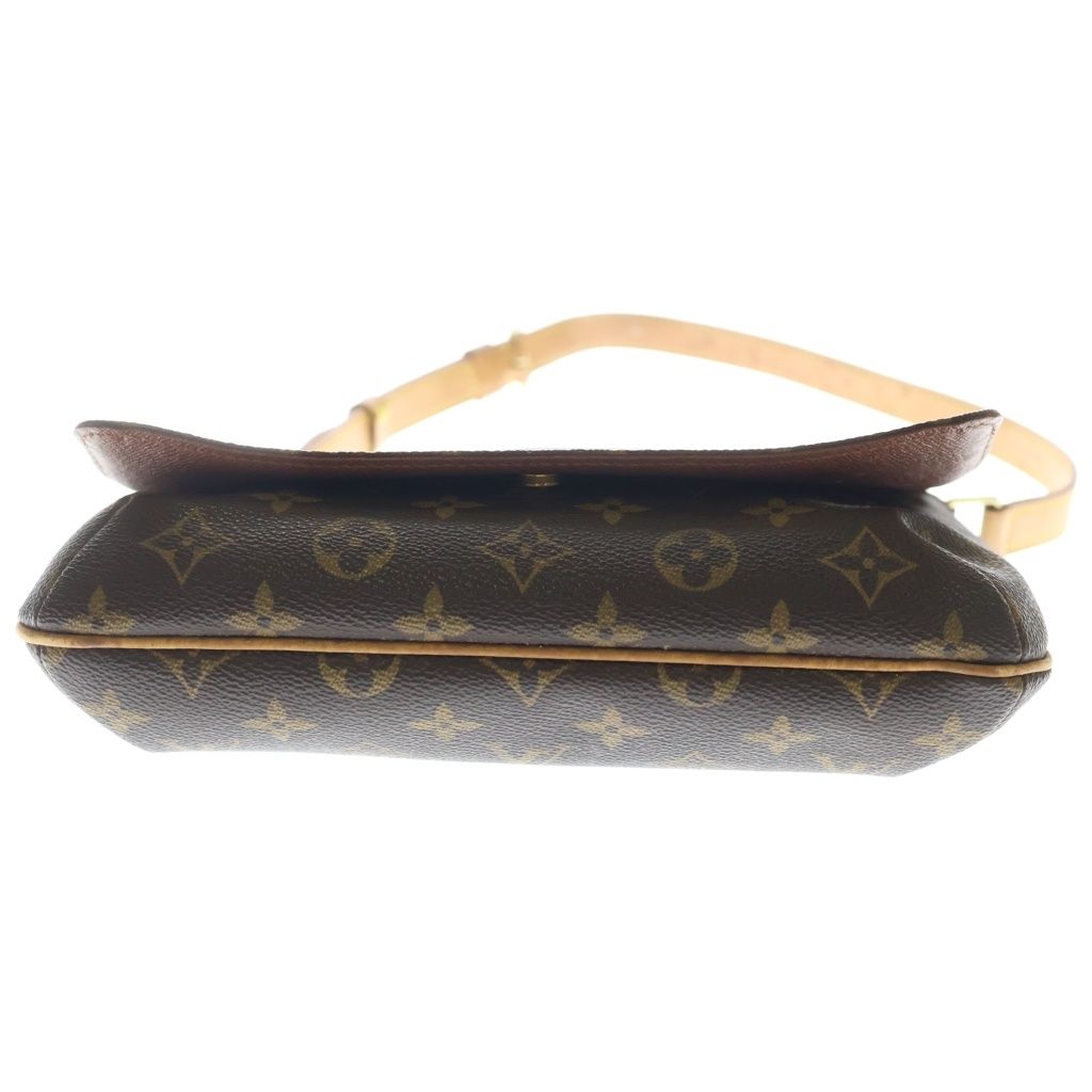 Louis Vuitton Monogram Musette Tango Leather Shoulder Bag Brown — view 4