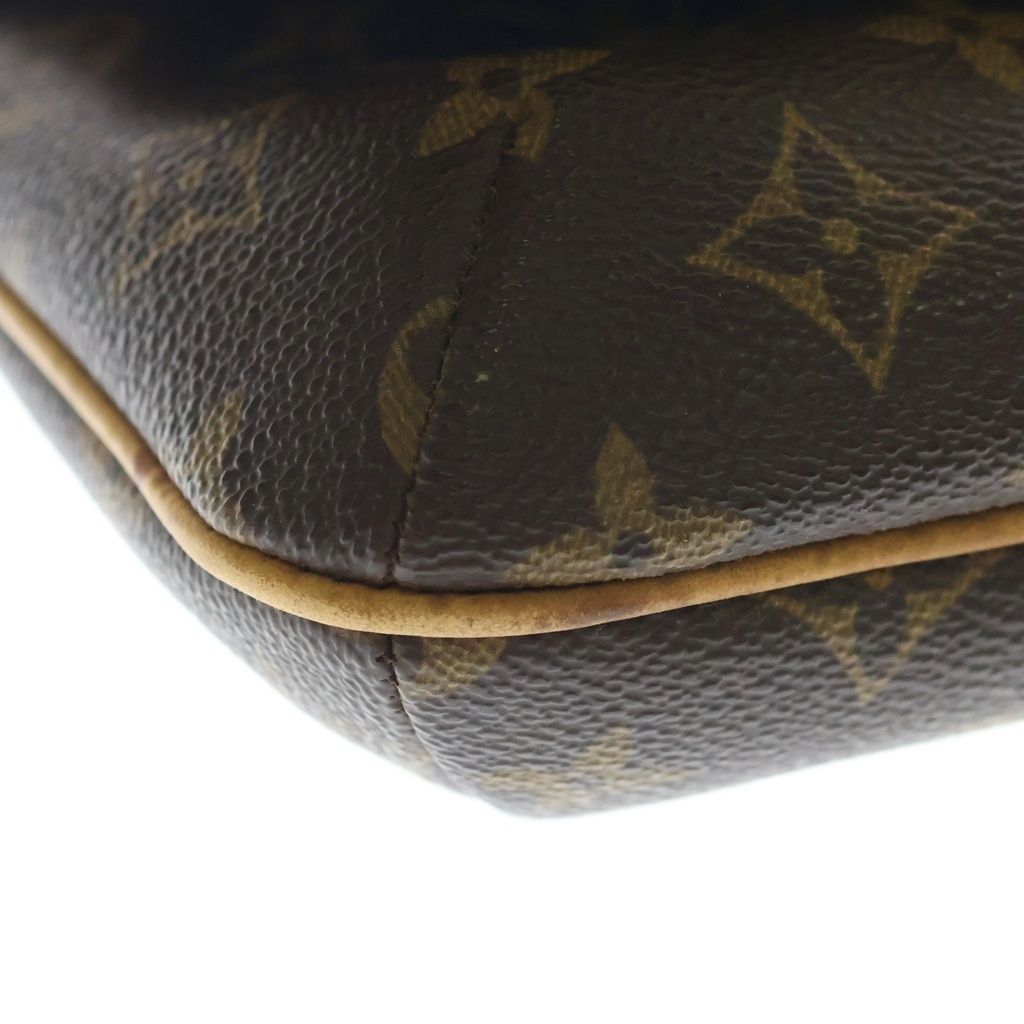 Louis Vuitton Monogram Musette Tango Leather Shoulder Bag Brown — view 5