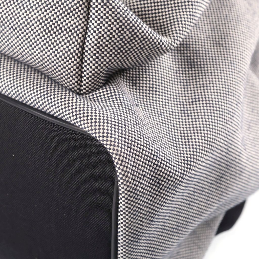 Saint Laurent Paris City Backpack Canvas Black White — view 5