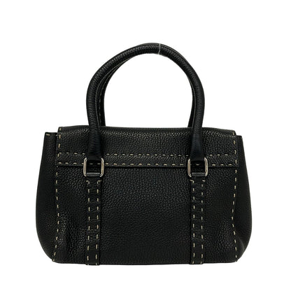Fendi Handbag Linda Bag Selleria Black Leather — view 3
