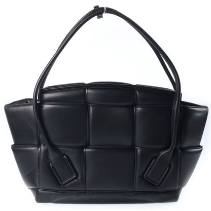 Bottega Veneta the Arco Bag Padded Maxi Intrecciato Large Handbag Black — view 2