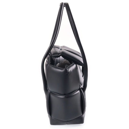 Bottega Veneta the Arco Bag Padded Maxi Intrecciato Large Handbag Black — view 3
