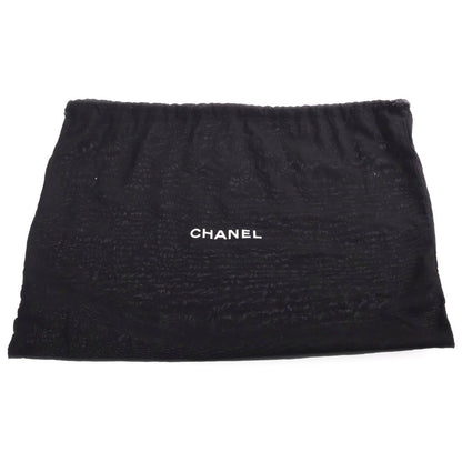 Chanel Deauville Bowling Bag Chain Navy Denim Leather Silver — view 8