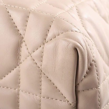 Dior Toujours Macro Cannage Handbag Calfskin Beige — view 6