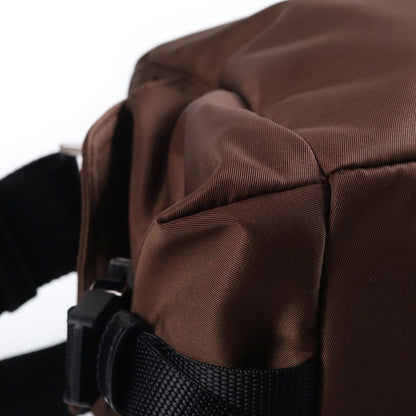 Prada Explorer Re-Nylon Bag Brown Nylon Leather Silver — view 5