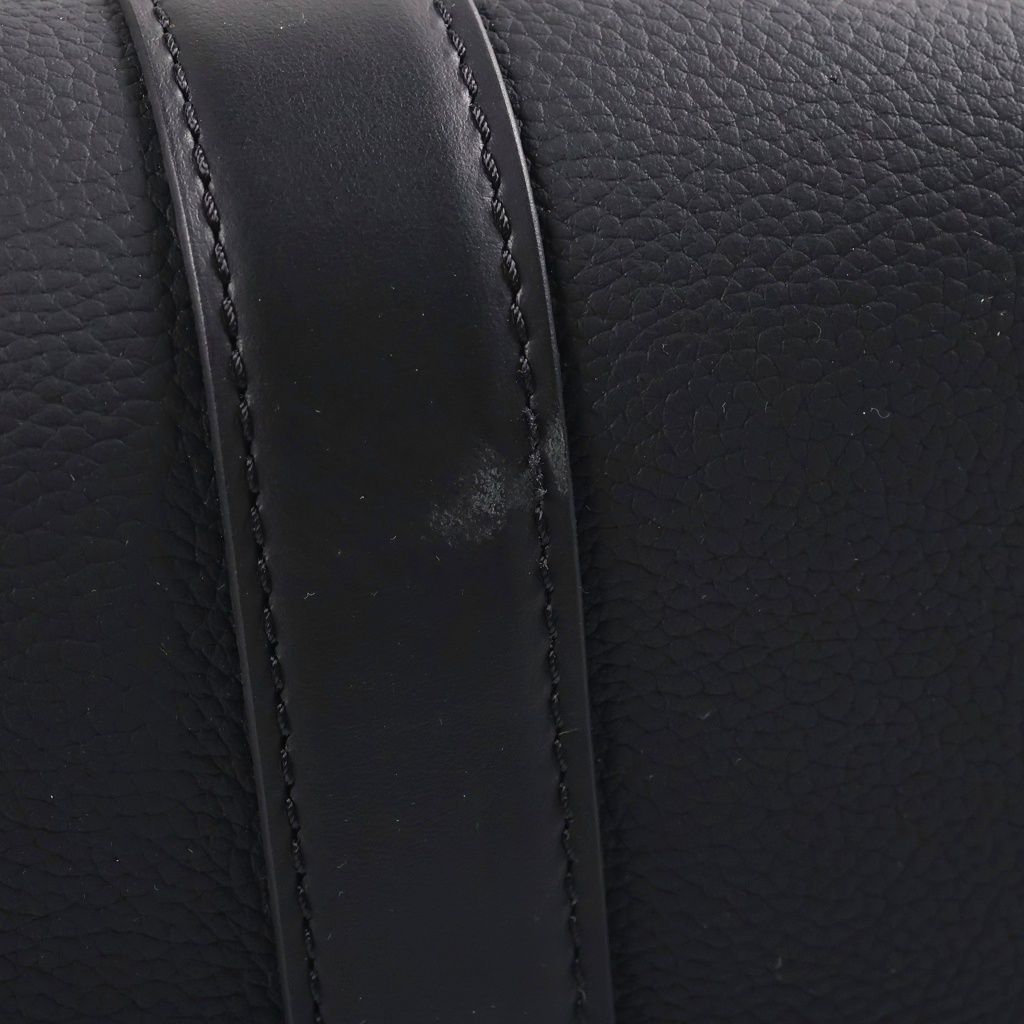 Louis Vuitton Aerogram City Keepall Shoulder Bag Black Calfskin — view 6