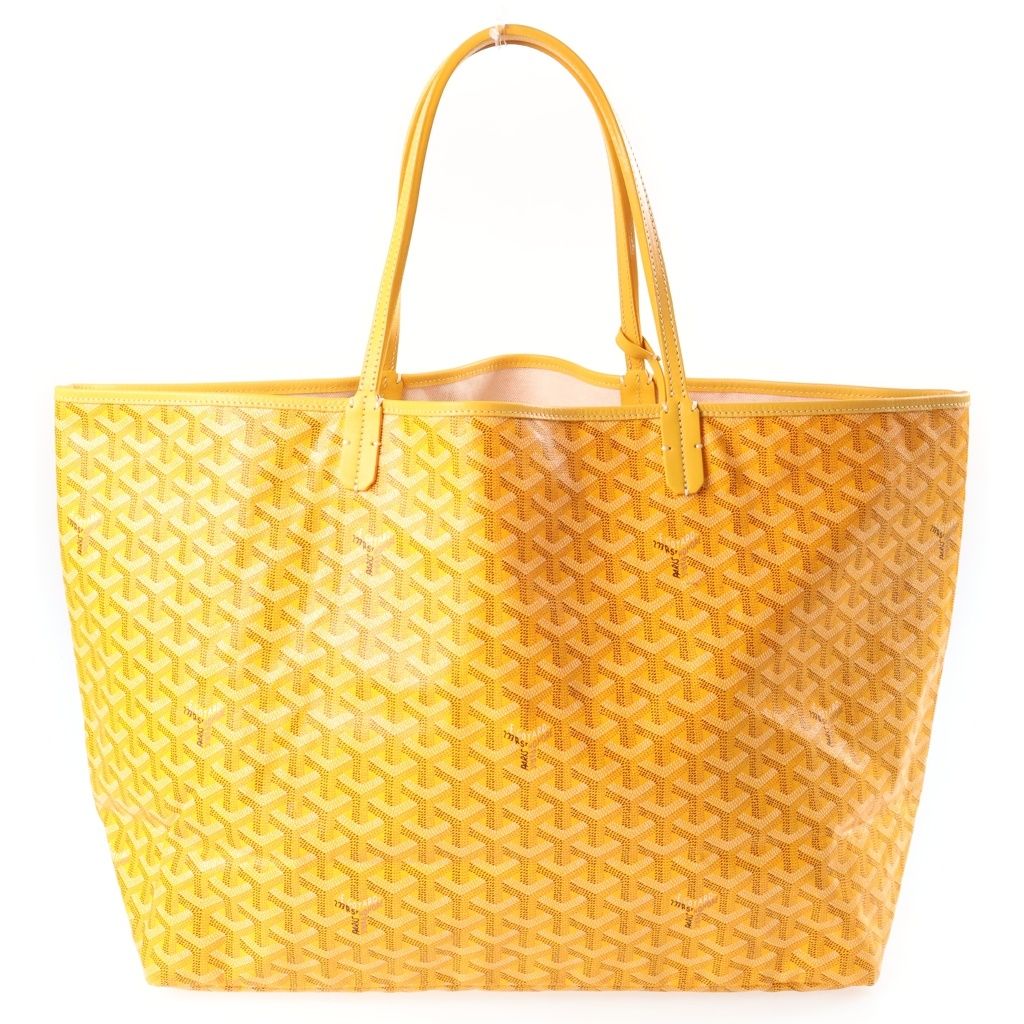 Goyard Saint Louis GM Hand Tote Leather Yellow — view 2