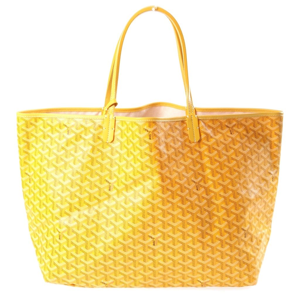 Goyard Saint Louis GM Hand Tote Leather Yellow