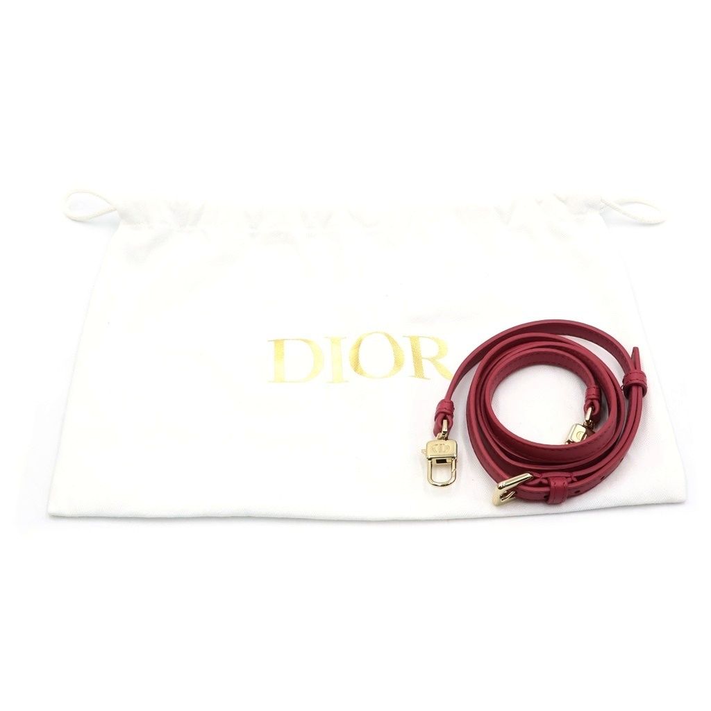 Dior Micro Vanity 2-Way Mini Shoulder Bag Pink Leather Gold — view 8