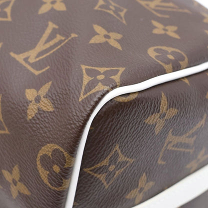 Louis Vuitton Monogram Speedy Bandouliere 25 Shoulder Bag Leather Brown White — view 5