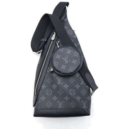 Louis Vuitton Monogram Eclipse Duo Sling Bag Black — view 2