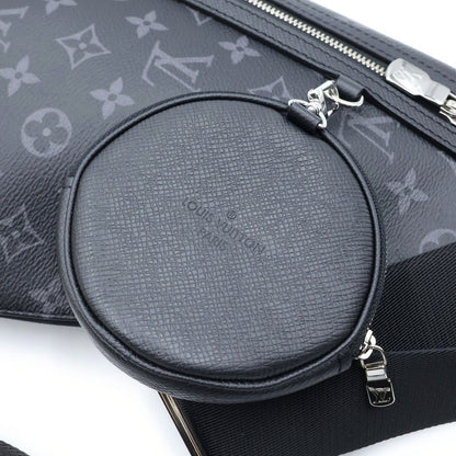 Louis Vuitton Monogram Eclipse Duo Sling Bag Black — view 6