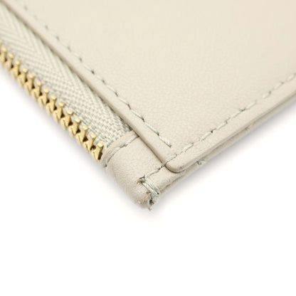 Dior Cannage Fragment Card Case Beige — view 6