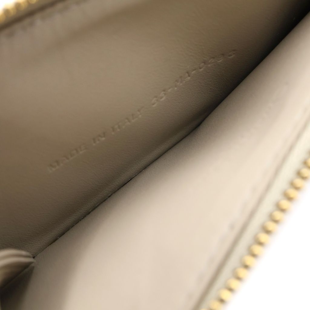 Dior Cannage Fragment Card Case Beige — view 4