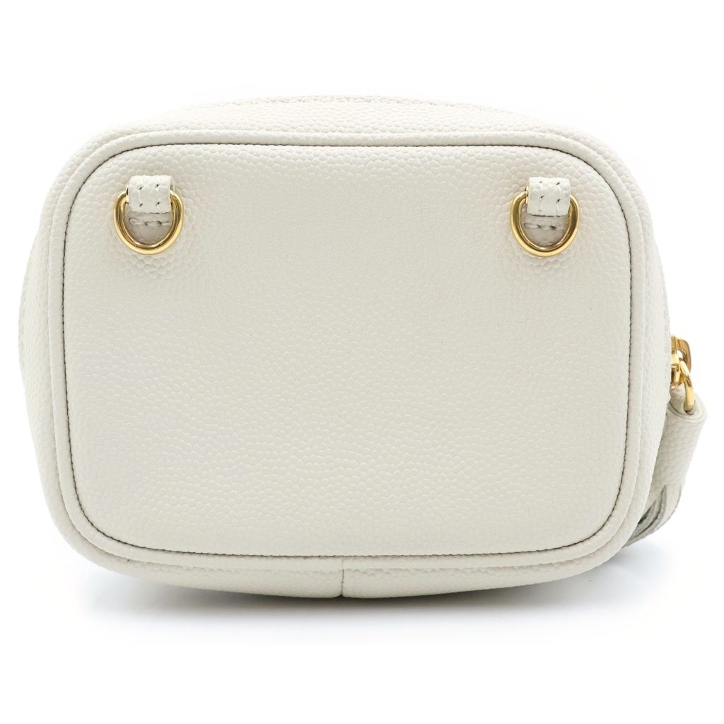Saint Laurent Baby Lou Plate Logo Chain Shoulder Bag White — view 2