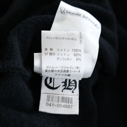 Chrome Hearts Vertical Logo Hoodie Arm Print Sweatshirt Pullover Black — view 8