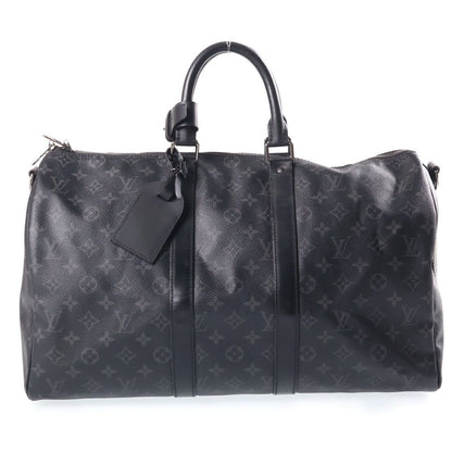 Louis Vuitton 45 Hand Boston Bag Leather Black