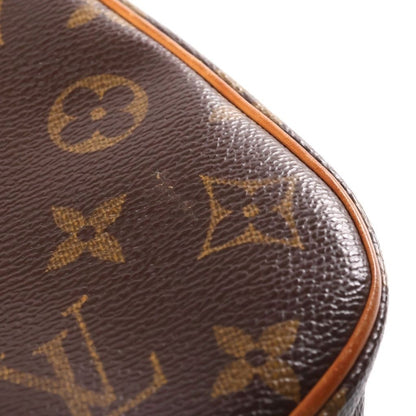 Louis Vuitton Pochette Gange Monogram Leather Shoulder Bag Brown — view 6