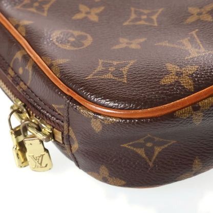 Louis Vuitton Pochette Gange Monogram Leather Shoulder Bag Brown — view 5