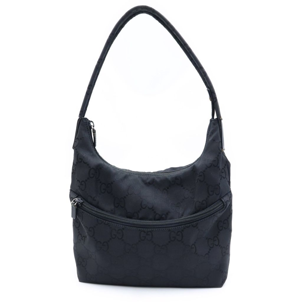Gucci GG Nylon Shoulder Bag Black