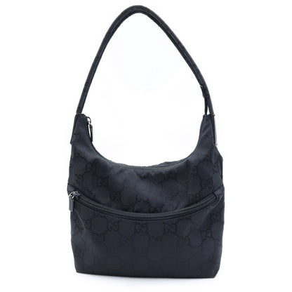 Gucci GG Nylon Shoulder Bag Black