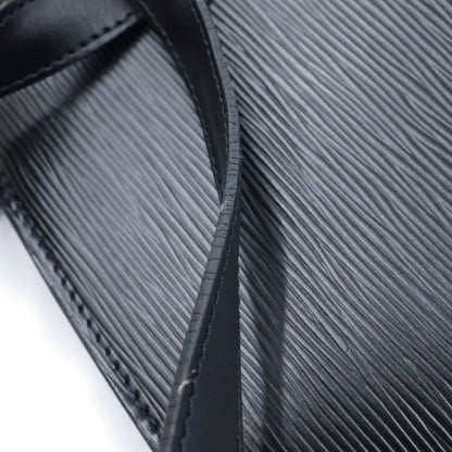 Louis Vuitton Epi Lussac Leather Shoulder Bag Tote Noir Black — view 6