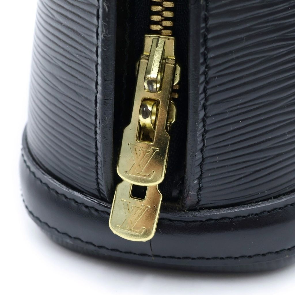 Louis Vuitton Epi Lussac Leather Shoulder Bag Tote Noir Black — view 7