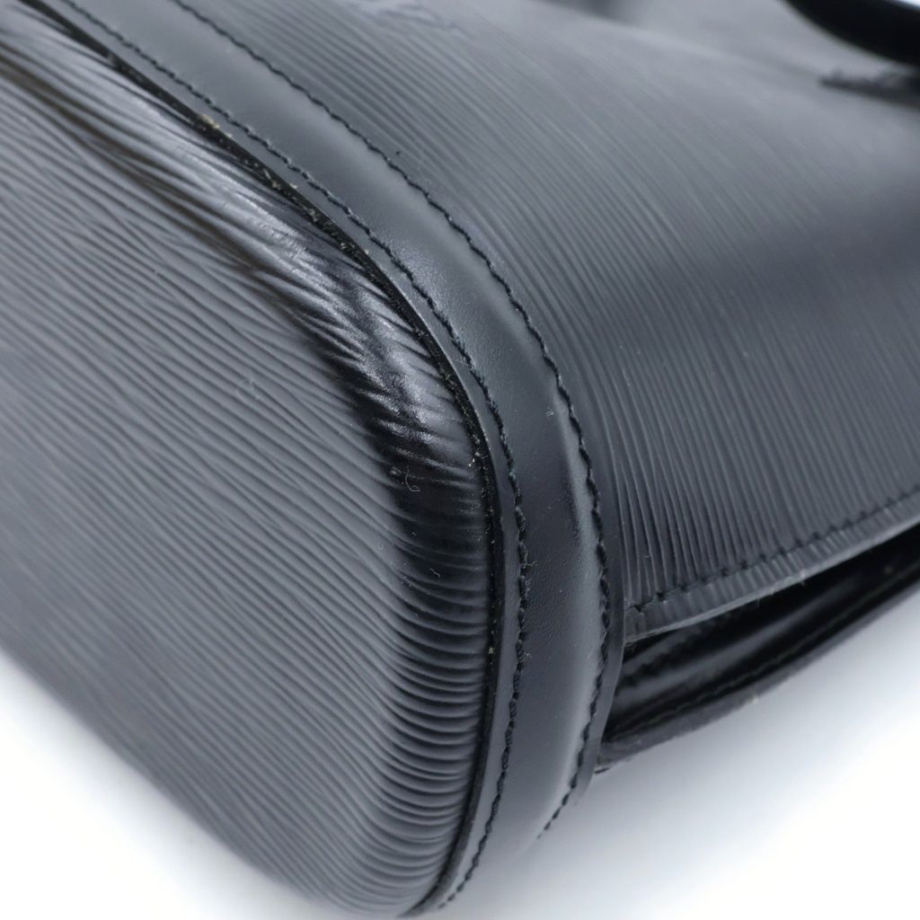 Louis Vuitton Epi Lussac Leather Shoulder Bag Tote Noir Black — view 5