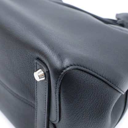 Dior Open Bar 2-Way Tote Black Leather Silver — view 5