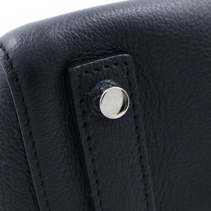 Dior Open Bar 2-Way Tote Black Leather Silver — view 6
