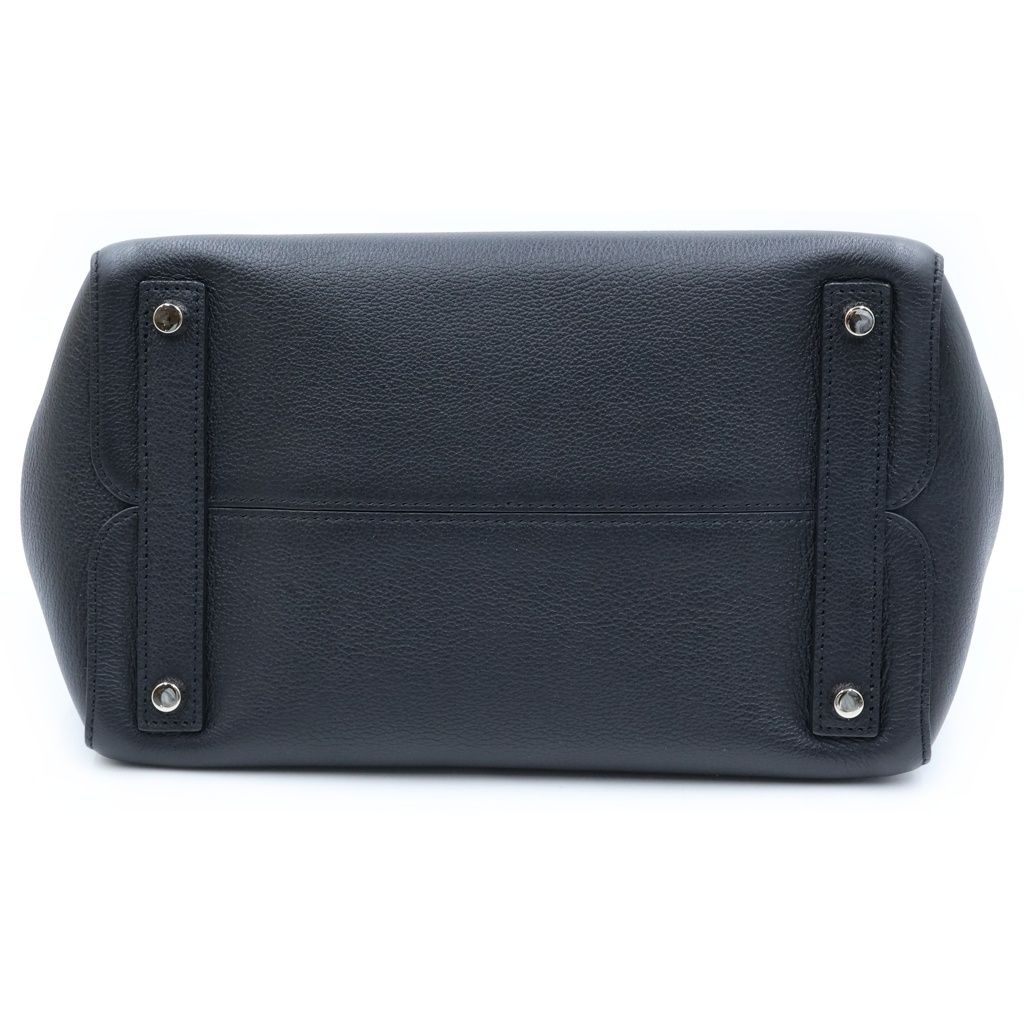 Dior Open Bar 2-Way Tote Black Leather Silver — view 4