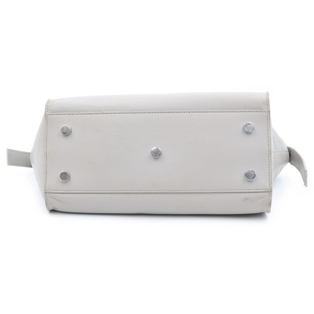 Saint Laurent Paris Baby Downtown Cabas 2-Way Shoulder Bag Gray — view 4