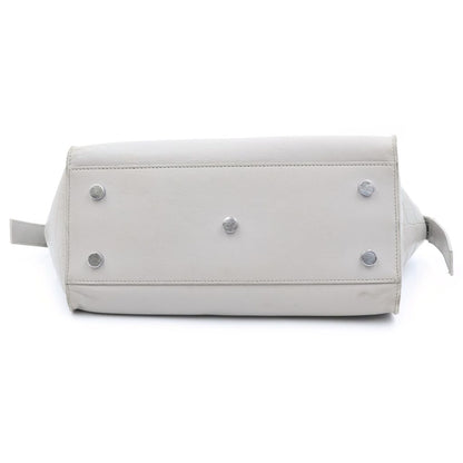 Saint Laurent Paris Baby Downtown Cabas 2-Way Shoulder Bag Gray — view 4