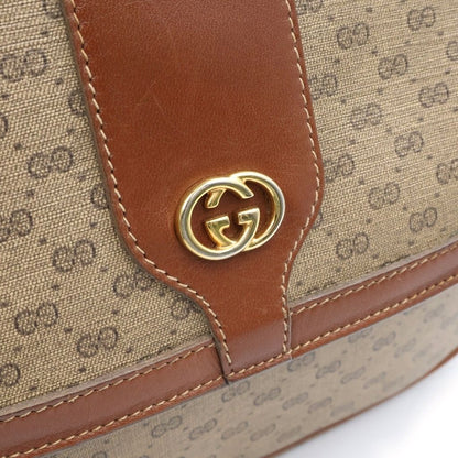 Gucci GG Canvas Shoulder Bag Brown — view 7