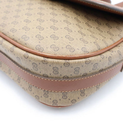 Gucci GG Canvas Shoulder Bag Brown — view 5