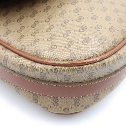 Gucci GG Canvas Shoulder Bag Brown — view 6
