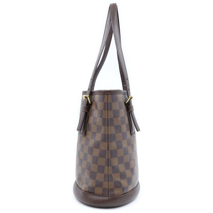 Louis Vuitton Damier Marais Handbag Brown Leather — view 3