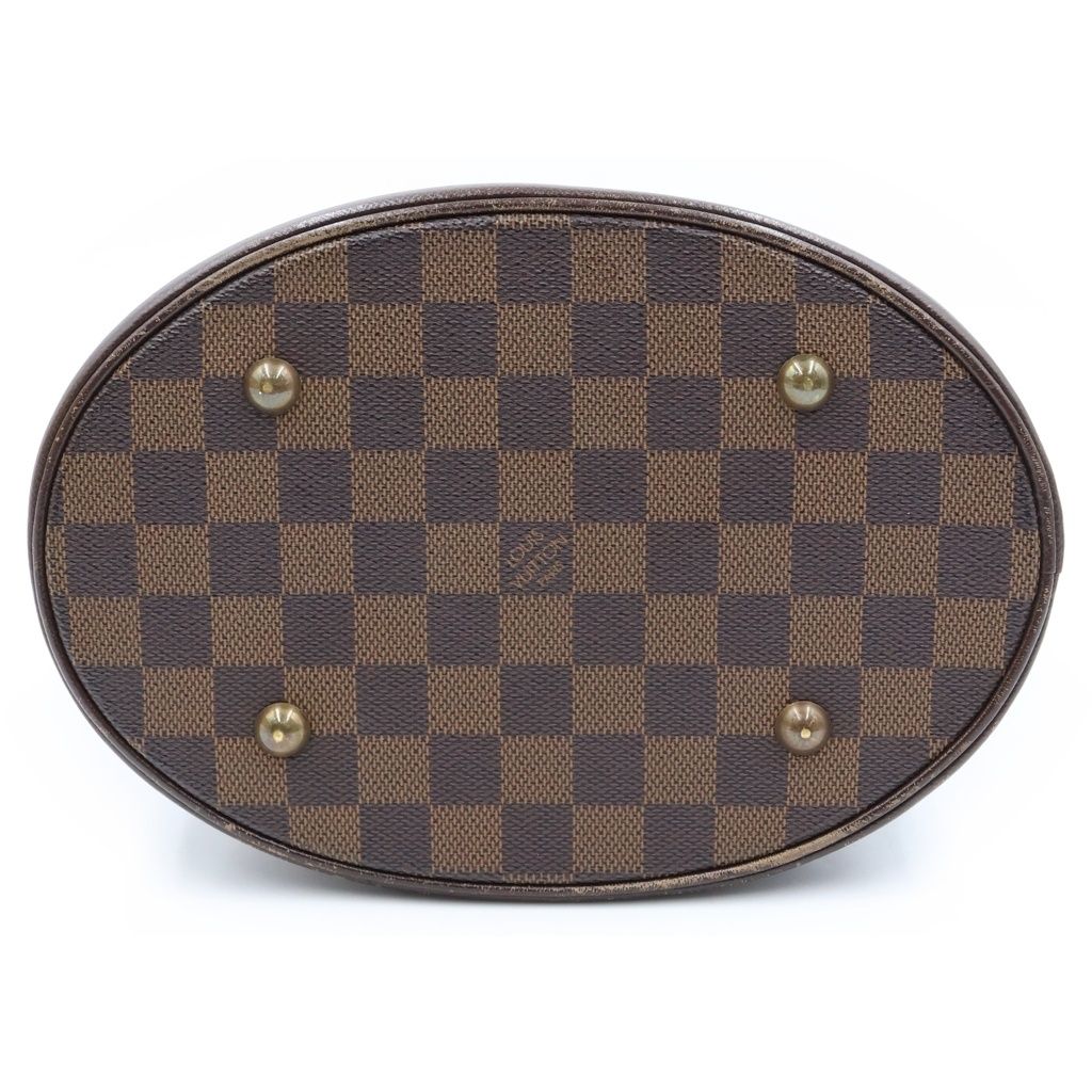 Louis Vuitton Damier Marais Handbag Brown Leather — view 4