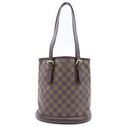 Louis Vuitton Damier Marais Handbag Brown Leather — view 2