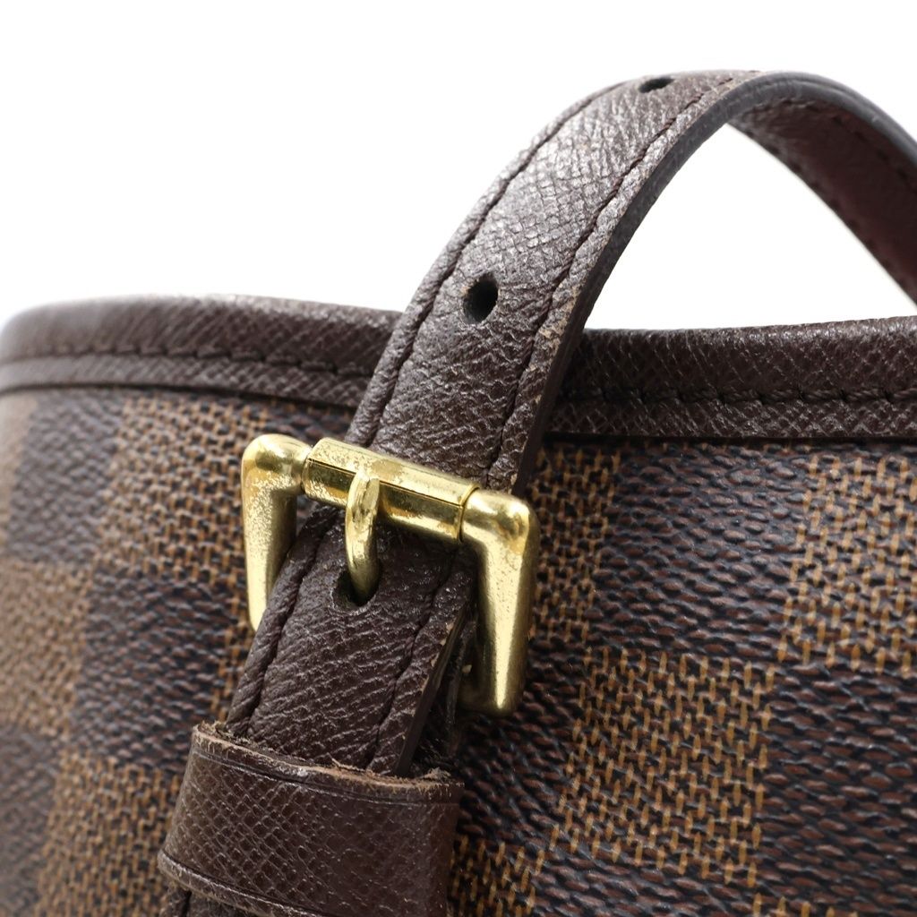 Louis Vuitton Damier Marais Handbag Brown Leather — view 7