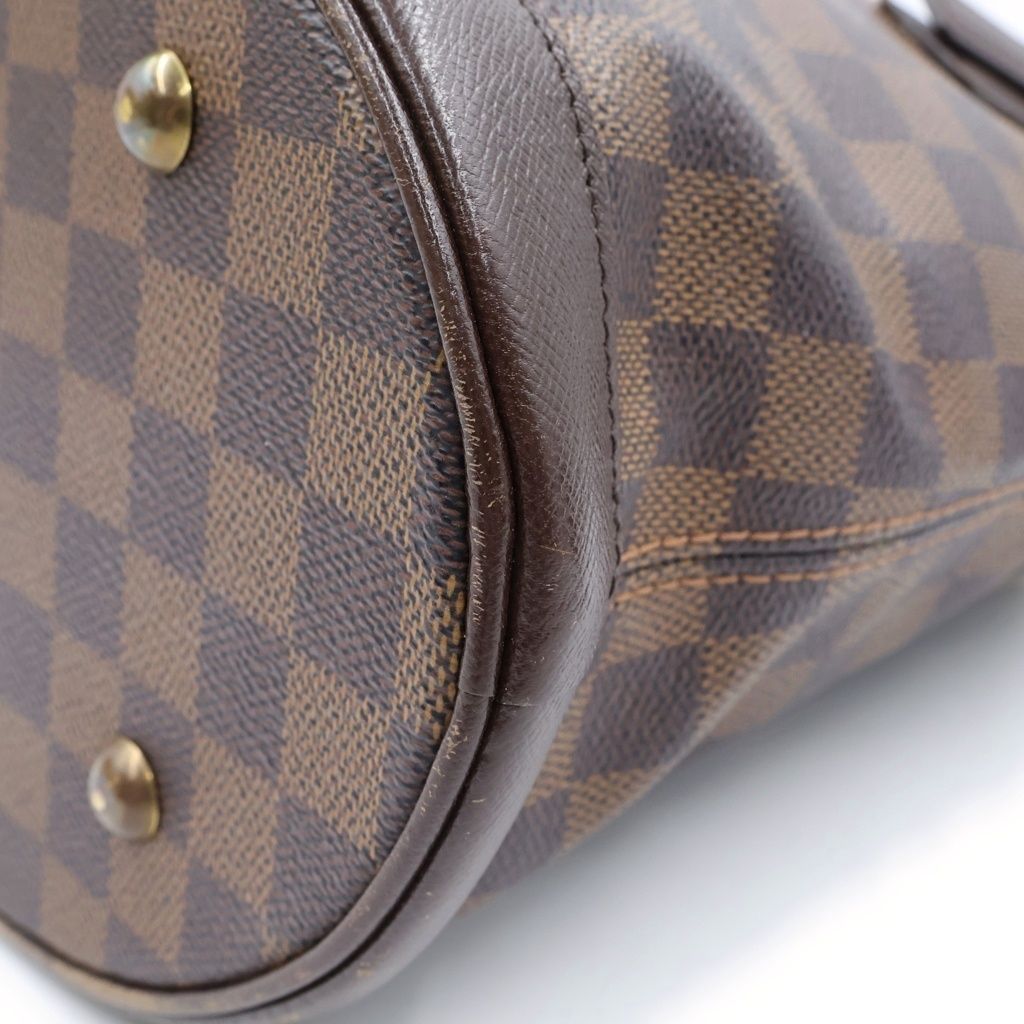 Louis Vuitton Damier Marais Handbag Brown Leather — view 5