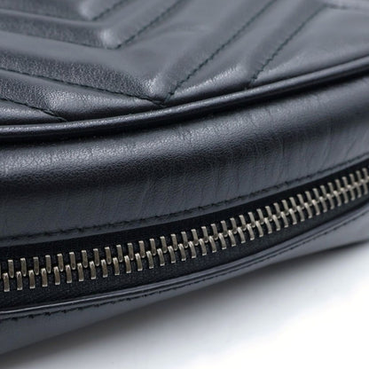 Gucci GG Marmont Mini Shoulder Bag Chain Leather Black — view 6