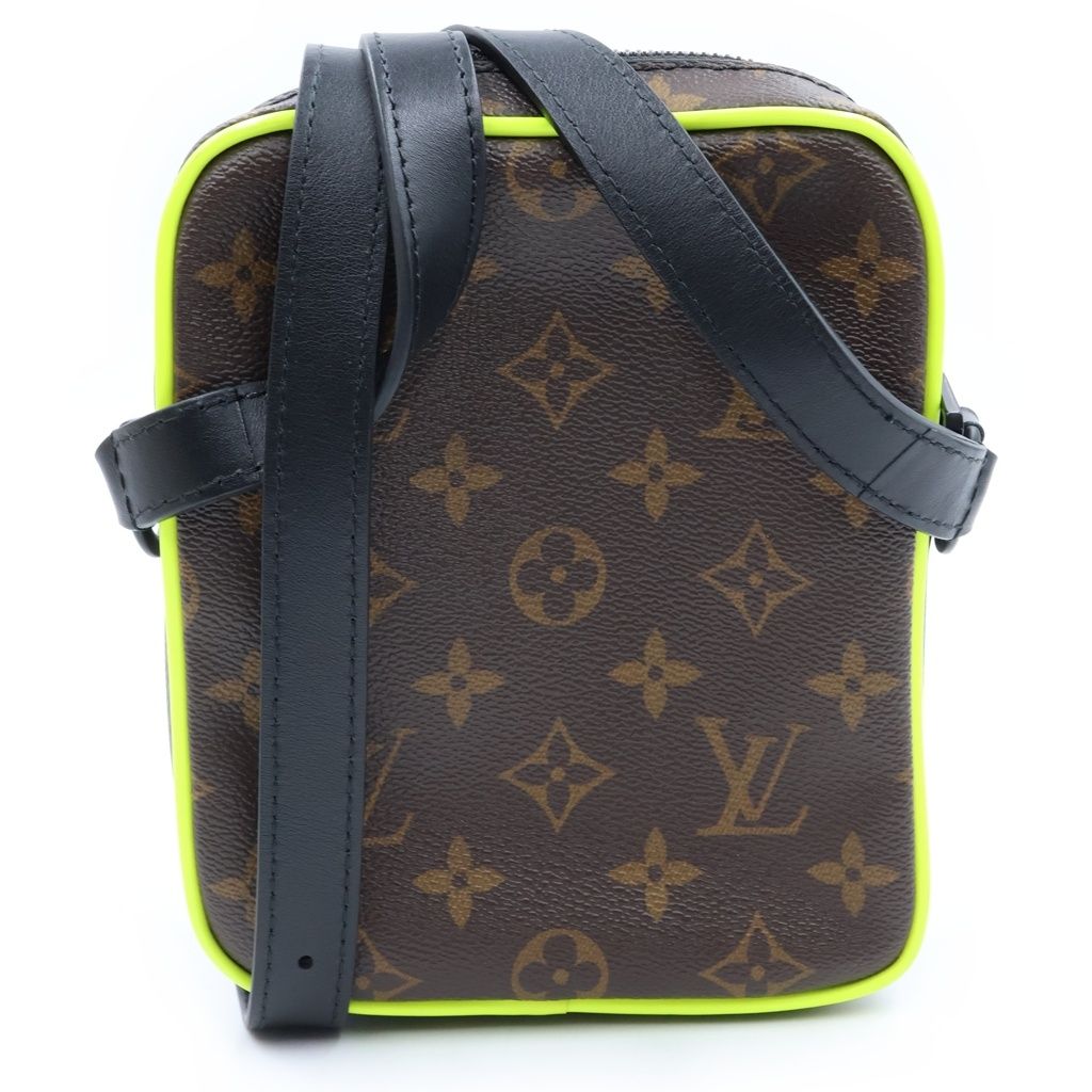 Louis Vuitton Christopher Wearable Wallet Shoulder Bag Brown Yellow Black — view 2