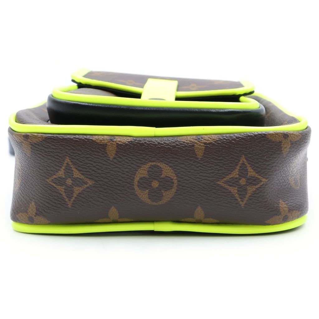 Louis Vuitton Christopher Wearable Wallet Shoulder Bag Brown Yellow Black — view 4