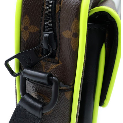 Louis Vuitton Christopher Wearable Wallet Shoulder Bag Brown Yellow Black — view 7