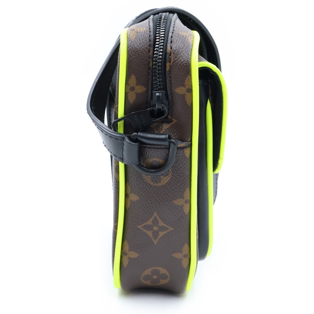 Louis Vuitton Christopher Wearable Wallet Shoulder Bag Brown Yellow Black — view 3