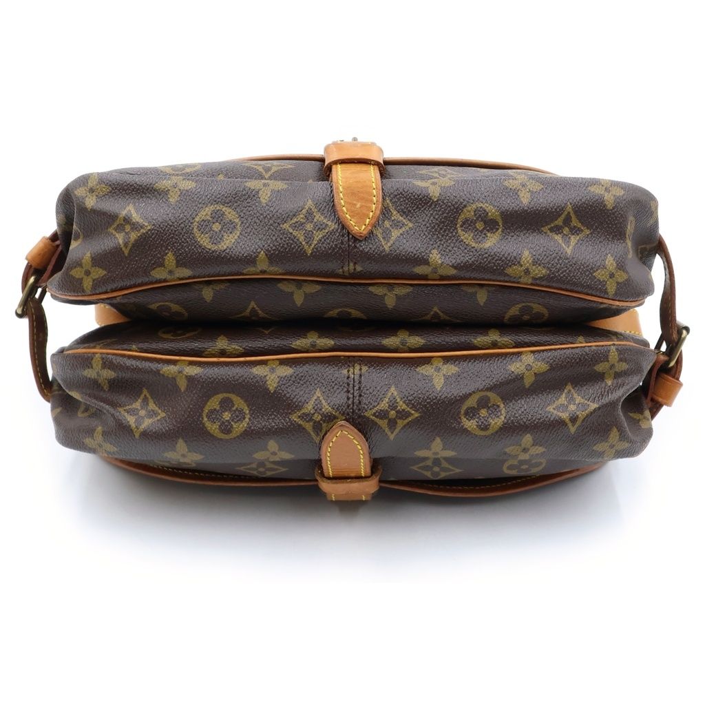 Louis Vuitton Monogram Saumur 30 Shoulder Bag Brown Leather — view 4