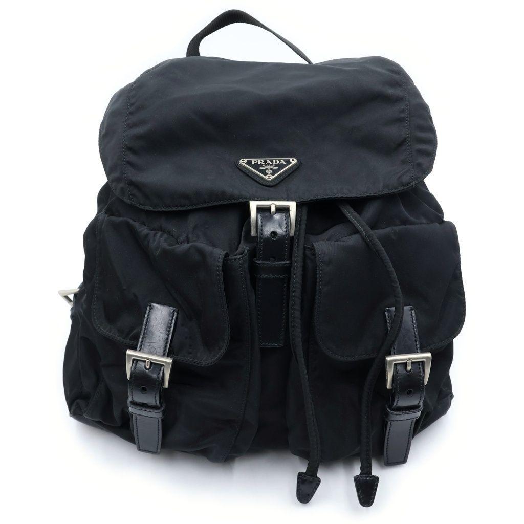 Prada Tessuto Backpack Nylon Silver