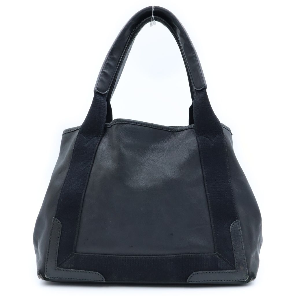 Balenciaga Navy Cabas S Leather Tote Black — view 2
